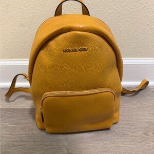 Michael Kors Saffron Leather Backpack
